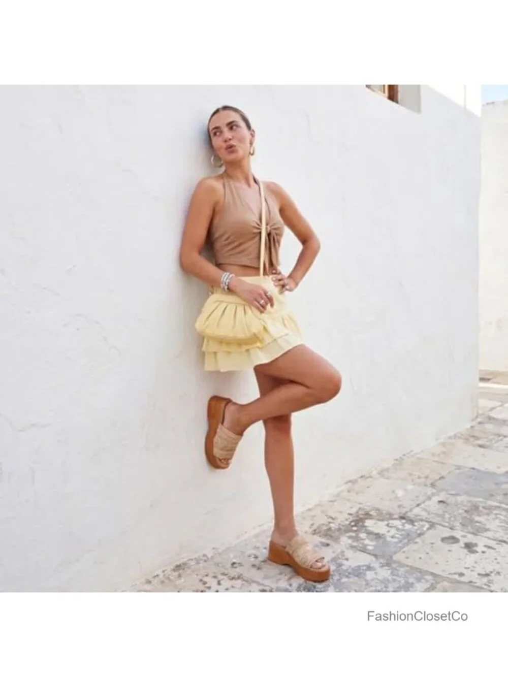 N/A women raffia